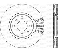 BDA1715.20 OPEN PARTS Disco freno per CITROËN,PEUGEOT