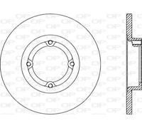 BDA1765.10 OPEN PARTS Disco freno per CHEVROLET,DAEWOO,FSO