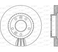 BDA2137.20 OPEN PARTS Disco freno per KIA