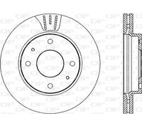 BDA2203.20 OPEN PARTS Disco freno per HYUNDAI,KIA