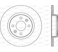 BDA2322.10 OPEN PARTS Disco freno per DACIA,RENAULT,SEAT,SMART