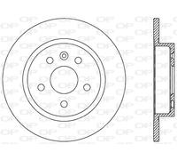 BDA2537.10 OPEN PARTS Disco freno per CHEVROLET,OPEL,VAUXHALL