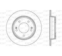 BDA2604.10 OPEN PARTS Disco freno per HYUNDAI,KIA