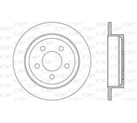BDA2676.10 OPEN PARTS Disco freno per JEEP