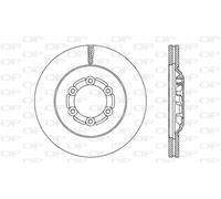 BDA2711.20 OPEN PARTS Disco freno per ISUZU