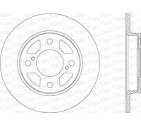 BDA2866.10 OPEN PARTS Disco freno per SUZUKI