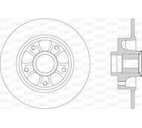 BDA2880.30 OPEN PARTS Disco freno per RENAULT