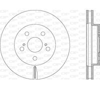 BDA2885.20 OPEN PARTS Disco freno per TOYOTA