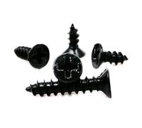 BDAYEK Bulloni in Acciaio Inossidabile 700/1000/1350/2010pc M1 .4 .7 M2 M3 M4 Nero Phillips Croce Piatta Testa Svasata Autofilettanti Vite for Legno Set Kit di Assortimento(Set C 1350pcs)