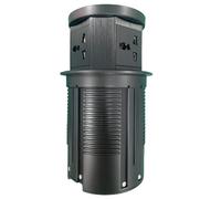 BDAYEK Prese Multiple Presa di Sollevamento pneumatica, Presa Integrata, da Tavolo Cucina, Ricarica Rapida Wireless 15 W(Black)