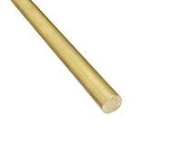 BDAYEK Tubo di Ottone Barra in Ottone, Barre Rotonde Solide, Lunghezza 450 mm, for modellismo, Materiale for Manico Coltello Fai da Te, Tubo di Filo Circolare(16mm)
