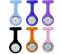 BDBFPAN 6 Pz Orologio Da Sorella,Materiale Silicone Infermiera Orologio Da Infermiera Indossare Un Ago Accessori Infermiera Orologio Da Bagno Orologio Da Tasca Accessori Orologio Orologio