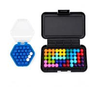 BDBFPAN Set di 2 puzzle IQ, gioco di puzzle con file di sfere, giochi IQ standard e mini