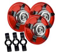 BDCPMT Disco diserbo, Piastra diserbo a Doppio Uso for Tosaerba, Testina di Taglio for Disco diserbo Domestico, decespugliatore a Disco Anfibio for Erbacce, Lama di Taglio(3pcs)