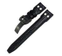 BDDCYWY 20mm 21mm 22mm Rivet Intrecciato in Pelle Vera e Propria Fascia d'oro