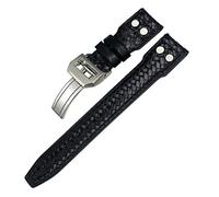 BDDCYWY 20mm 21mm 22mm Rivet Intrecciato in Pelle Vera e Propria Fascia d'oro