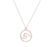 BDDCYWY Collana ondulata con Un Cerchio di bellissime Onde Dolci ondata Surf di Gioielli Femminili