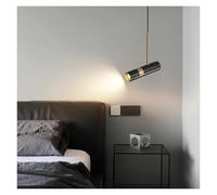 BDDCYWY Lampada a LED Creativa LED Light LAGGIO Singola Testa 5W Nero angolare rotabile Assalto Afferma del soffitto per Il bancone della Camera da Letto (Bianco Tri Color)