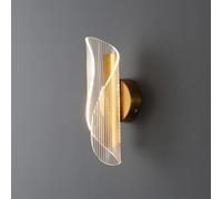 BDDCYWY Lampade da Parete Luminose Lampada da Parete a LED Geometrica Applique da Parete Moderna Camera da Letto Ristorante Lampada da Parete in Metallo a 1 Luce Lanterna da Parete con Finitura