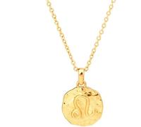 BDDCYWY Neccani per Donne in Argento per Donne, segni zodiacali a Doppio Lato retrò segni zodiacali zircobirthstone Dono Gioielli Mamma Ragazzo Ragazza