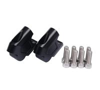 BDDXWSM Adattatore di Montaggio per Riser Manubrio Moto Rise Extend per Benelli TRK 702X Back Move Kit di Estensione per Montaggio Rialzatore Manubrio(Black2)
