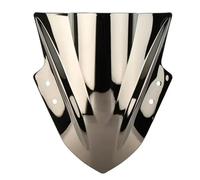 BDDXWSM Cupolino Parabrezza A Doppia Bolla Per Moto Per Per Ninja 300 250 Per ZX300 EX300R 2013-2017 Motocicletta Spoiler(Argento)