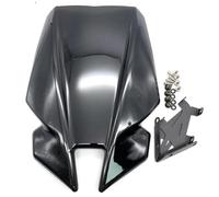 BDDXWSM Cupolino Parabrezza Deflettori Antivento Per Moto Per MT09 2017 2018 2019 2020 MT-09 FZ-09 Motocicletta Spoiler(Nero)