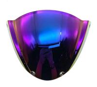 BDDXWSM Cupolino Parabrezza Per Moto Con Deflettori Per Ducati Monster 696 796 1100 1100S Monster 1100 EVO Motocicletta Spoiler(Arcobaleno scuro)