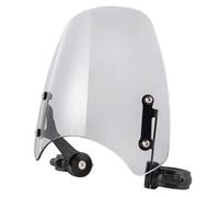 BDDXWSM Deflettori D'aria Per Moto, Parabrezza, Parabrezza Per Bonneville Bobber 2017-2024, Cupolino Anteriore Motocicletta Spoiler(Fumo leggero)