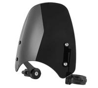 BDDXWSM Deflettori D'aria Per Moto, Parabrezza, Parabrezza Per Bonneville Bobber 2017-2024, Cupolino Anteriore Motocicletta Spoiler(Fumo)