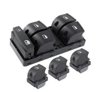 BDDXWSM Interruttore Alzacristalli Elettrico Per A3 8P, A6 S6 RS6 C6 Q7 2004-2011 4F0959851H, Pulsanti Cromati Per Interruttori Alzacristalli Principali(Set normale)