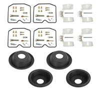BDDXWSM Kit di Riparazione Carburatore Moto per Suzuki Bandit 650 GSF650 2000-2006 Carb Galleggiante Diaframma Ricostruzione Parti Sostituzione Riparazione carburatore(Insieme 1)