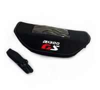 BDDXWSM Pacchetto di stoccaggio Borsa da Manubrio per Moto per BMW R1300GS R1300 GS R 1300 GS 2023 2024 Borse Portaoggetti da Viaggio Pacchetto Impermeabile Borsa di Posizionamento(Black 9)