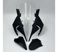 BDDXWSM Parabrezza Anteriore Per Moto, Cupolino, Deflettori Antivento, Protezione Per CFMOTO 450SR 450 SR SRS 2022 2023 2024 Paravento(Nero opaco,X-4)