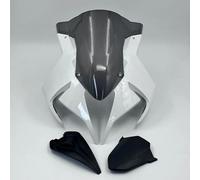 BDDXWSM Parabrezza Anteriore Per Moto, Cupolino, Deflettori Antivento, Protezione Per CFMOTO 450SR 450 SR SRS 2022 2023 2024 Paravento(BIANCO,X-2)