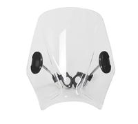 BDDXWSM Parabrezza Per Moto, Deflettori Antivento Per Zontes 125 G1 350 GK C125, Spoiler Regolabile Per Carenatura Parabrezza Motocicletta Spoiler(Trasparente)