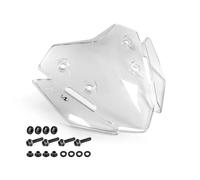 BDDXWSM Parabrezza Per Moto, Deflettori, Visiera Antivento Per XMAX125 Tech MAX XMAX 125 250 300 2023-2024 Motocicletta Spoiler(Trasparente)