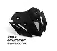 BDDXWSM Parabrezza Per Moto, Deflettori, Visiera Antivento Per XMAX125 Tech MAX XMAX 125 250 300 2023-2024 Motocicletta Spoiler(Nero)