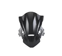 BDDXWSM Parabrezza per Moto Modificato, con Visiera Parasole Rialzata per CFMOTO 675SR 675SRR 675SS CF650-10 Paravento per Moto(Versione migliorata Nera)