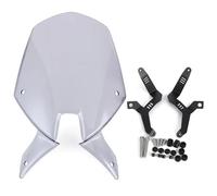 BDDXWSM Parabrezza Per Moto Per Ducati Monster 937 M937 Monster 950 M950 2021 2022 Deflettori Antivento Motocicletta Spoiler(Fumo leggero)