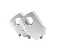 BDDXWSM Riser Manubrio Moto Rise Handle Bar Adapter Heighten Block per Benelli TRK502 TRK 502 BJ500 Leoncino 500 2020 2021 Rialzatore Manubrio(Argento 28mm)