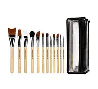 Bdellium Tools Professional Makeup Brush Special Effects SFX Series - 12 pc. Brush Set with Double Pouch (2nd Collection) by Bdellium Tools