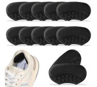 BDEPSTR 6 Paia Cuscinetti Per Tallone, Cuscinetti Per Scarpe Troppo Grandi Riduzione di Attrito,Vesciche e Dolori ai Piedi Con Speciale Lmbottitura-A