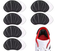 BDEPSTR 6 Paia Tallone Cuscino, di cuscinetti per scarpe troppo grandi, Migliorare la vestibilità, Cuscinetti per Scarpe, Proteggi Tallone Scarpe Uomo Donne-B