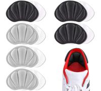BDEPSTR 6 Paia Tallone Cuscino, di cuscinetti per scarpe troppo grandi, Migliorare la vestibilità, Cuscinetti per Scarpe, Proteggi Tallone Scarpe Uomo Donne-C