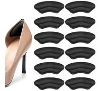 BDEPSTR 6 Paia Tallone Cuscino, Proteggi Tallone per Scarpe Uomo Donne Cuscinetti per Scarpe, Scarpe larghe e troppo grandi Cuscini per Tallone Self Adhesives for Foot Care-A