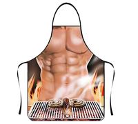 BDEPSTR Grembiule Cucina per Uomo Divertente e Sexy - Ideale per BBQ, Party e Cottura - Regalo Originale per Uomini - Grembiule Adulto Resistente