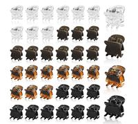 BDEPSTR Mollette Capelli Donna,40 Pezzi Mollettine Capelli Donna,Mini Fermagli per Capellis,Antiscivolo,per Donne e Ragazze