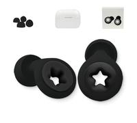 BDEPSTR Tappi Orecchie Dormire tappi per orecchie antirumore, Tappi Orecchie per dormire Dispositivi di protezione dell’udito morbidi e riutilizzabili in silicone 4 inserti auricolari