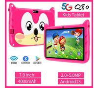BDF Regalo per bambini Partner per l'apprendimento e l'educazione dei bambini Tablet da 7 pollici 4 GB RAM 64 GB ROM Android 13,0 4000 mAh Supporta WIFI